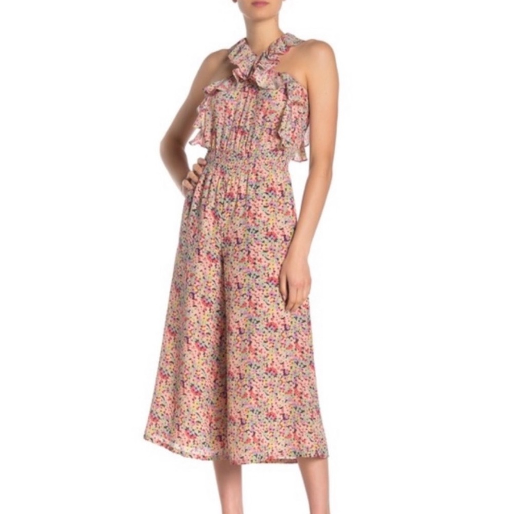 Rebecca Taylor Size 12 Margo Floral Jumpsuit